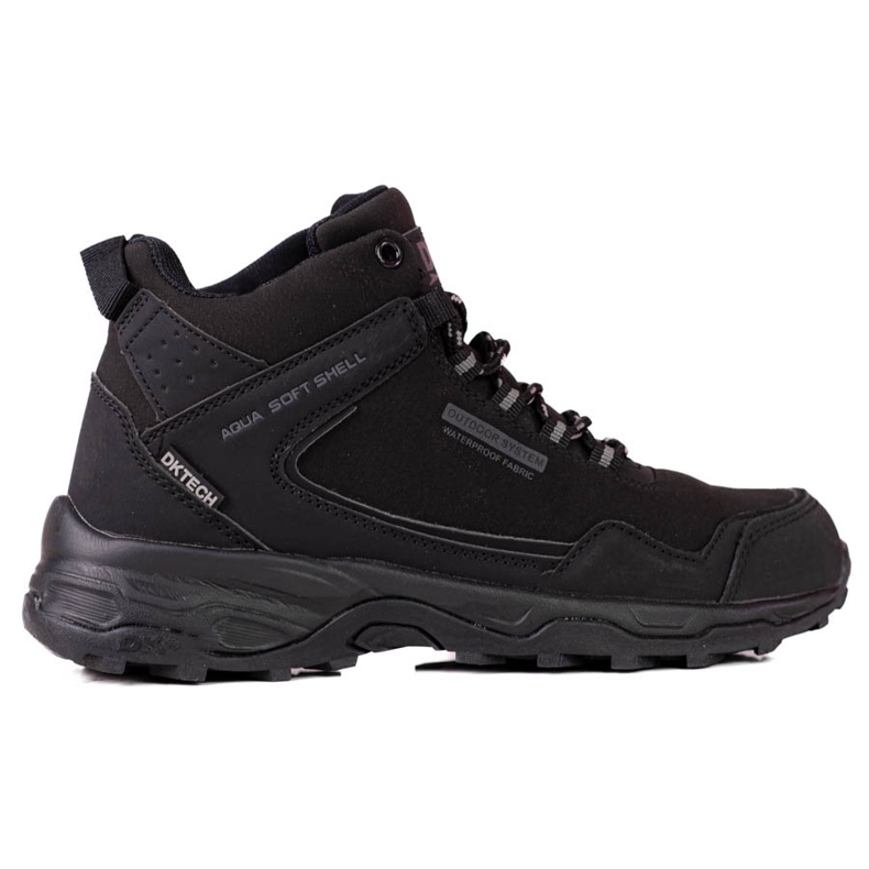 DK crne ženske visoke trekking cipele crno