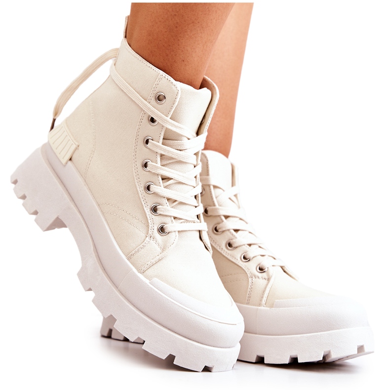 PS1 Faithfull Bež vezane planinarske čizme