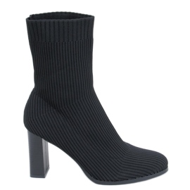 Hermione Black čizme s visokom petom crno