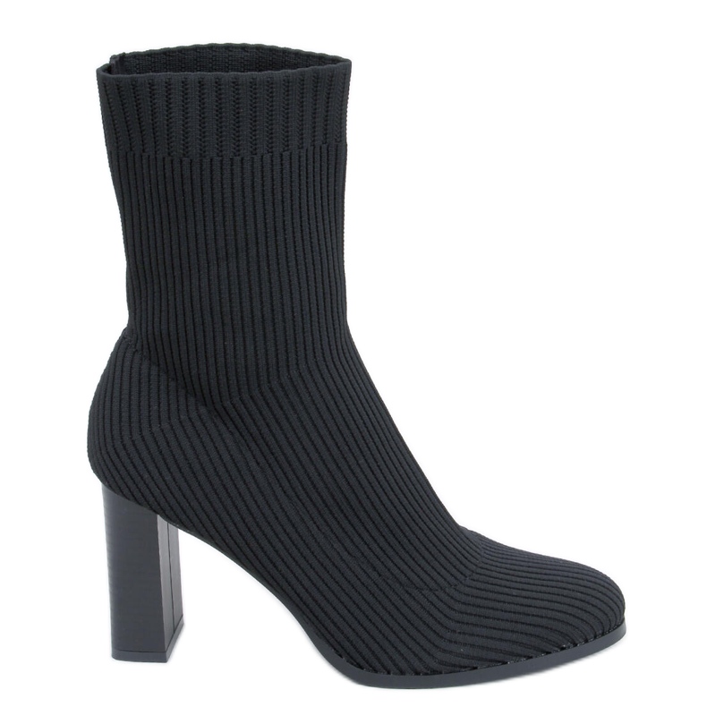 Hermione Black čizme s visokom petom crno