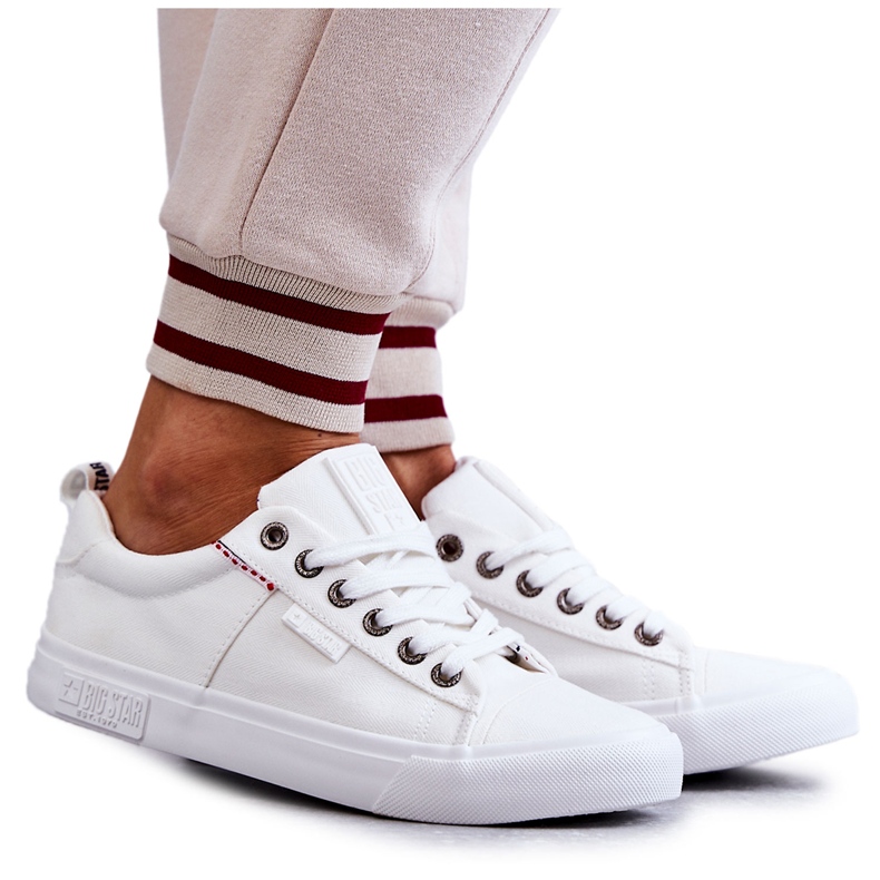 Ženske niske tenisice Big Star KK274003 Bijele bijela