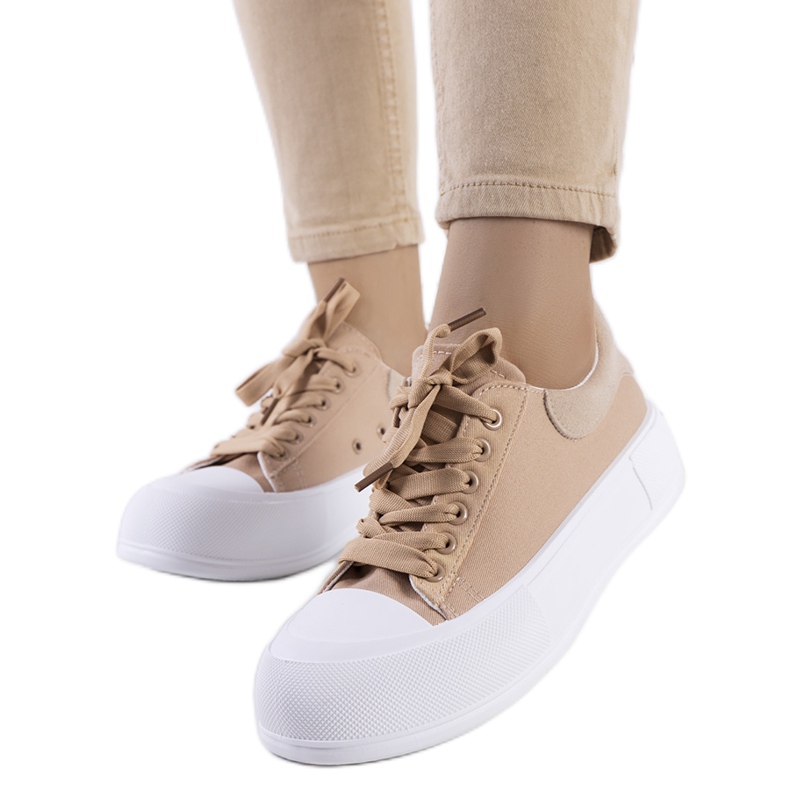 BM Smeđe tenisice na platformi Kilkenny smeđa