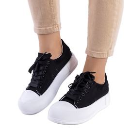 Crne tenisice na platformi Kilkenny crna