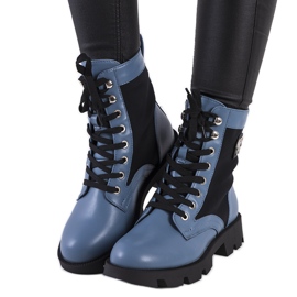 Plavi Keld traperi crno plava