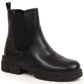 S.Barski Crne čizme za žene Jodhpur čizme na platformu S. Barskog crno