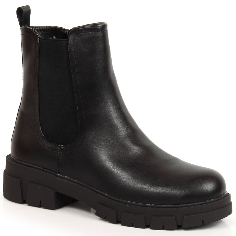 S.Barski Crne čizme za žene Jodhpur čizme na platformu S. Barskog crno