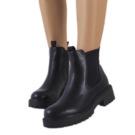 Ecrin crne čizme od eko kože crna