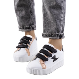 Bijele Pitmerden tenisice bijela crno