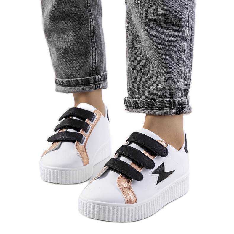 Bijele Pitmerden tenisice bijela crno