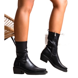 Marisa crne čizme na visoku petu crna