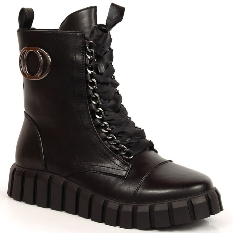 Radnici na platformi Potocki W WOL107 crni crno