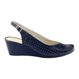 Ženske sandale prekrivene prstima Gregors 591 cz crna