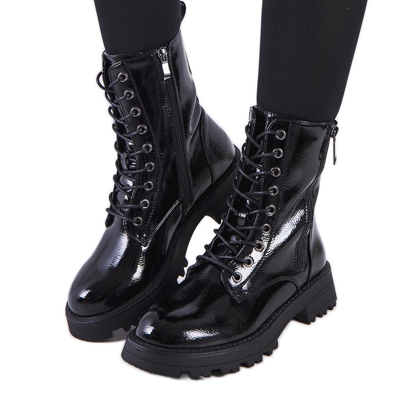 Crne natikače od eko kože Worcester crno