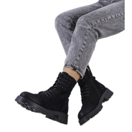 Crne čizme od eko antilop kože tvrtke Polperro crna