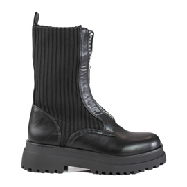 Shelovet crne ženske torbe s patentnim zatvaračem crna