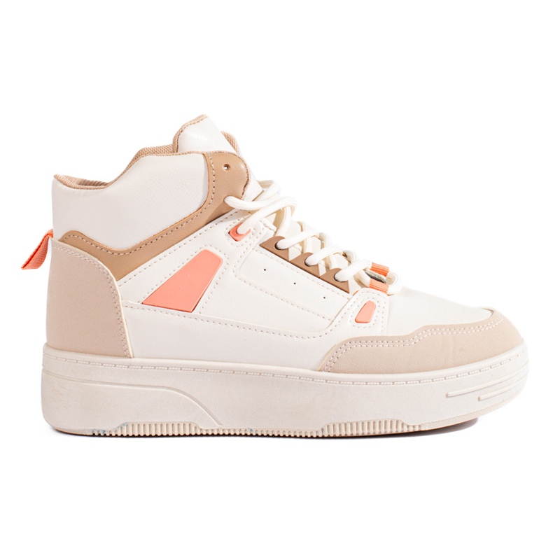 Visoke Shelovet ženske tenisice bež boje