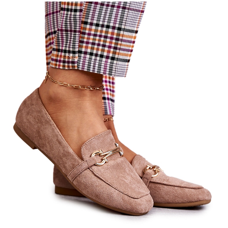 FB2 Klasične natikače od tamno bež antilopa Roddie