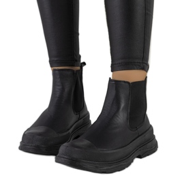Crne Chelsea čizme od eko kože marke Loree crna