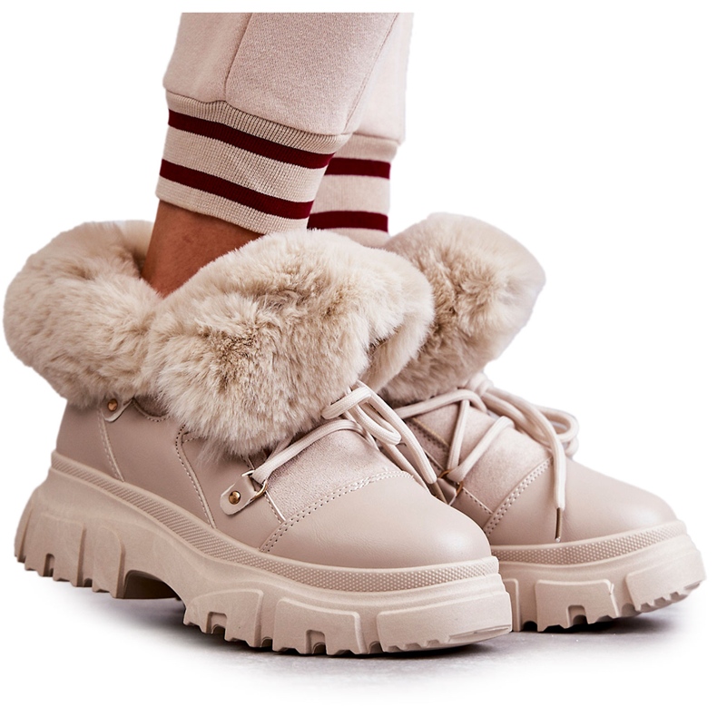 PS1 Tople čizme Bež Charles Trappers