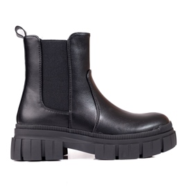 Ženske Chelsea čizme na platformi Shelovet crna