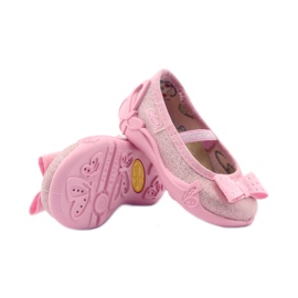 Papuče za djevojčice mašna Befado 441p006 ružičasta