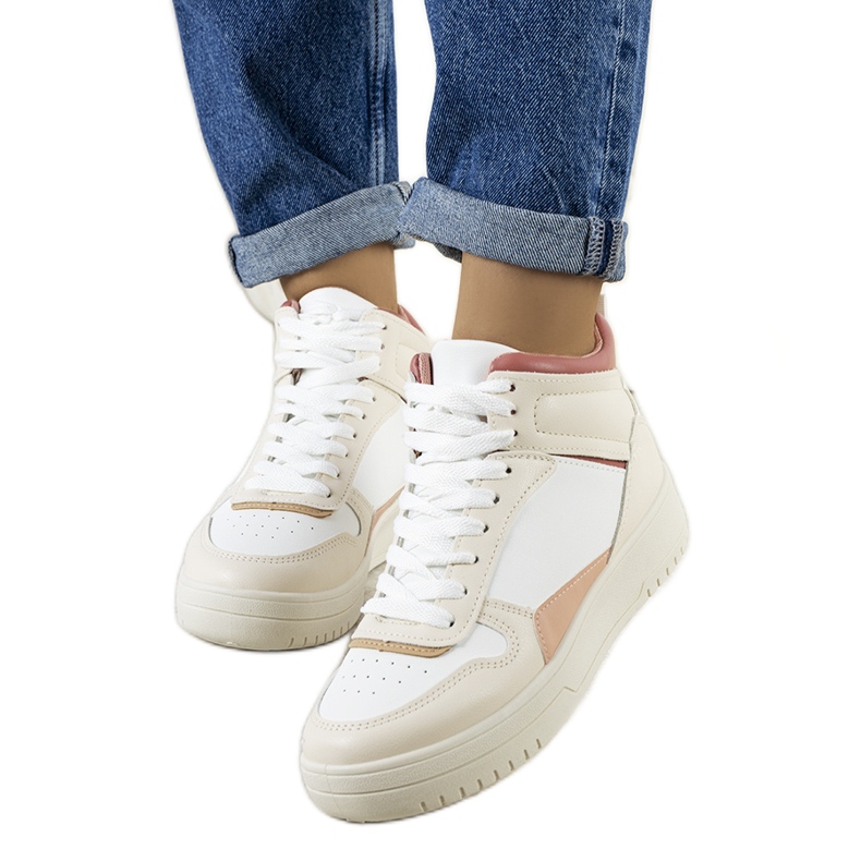 Tenisice do gležnja Adite krem ​​boje bež