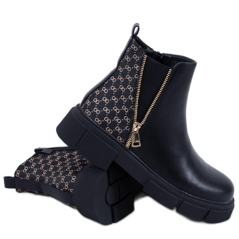 BM Ariana Black Jodhpur čizme crno