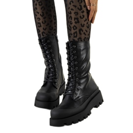 Crne ženske čizme iz Formoze crno