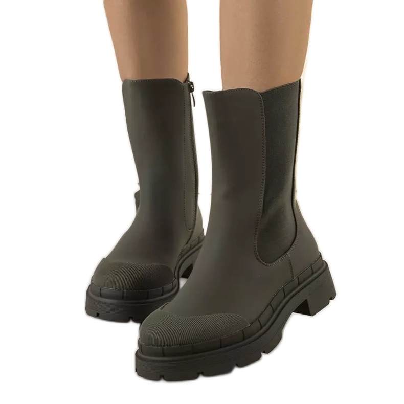 BM Zelene matirane Antede čizme zelena