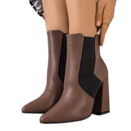 Smeđe Chelsea čizme na stupu Hamilta smeđa