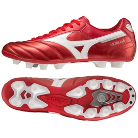 Mizuno Morelia Ii Elite Md M P1GA221260 kopačke crvena naranče i crvene