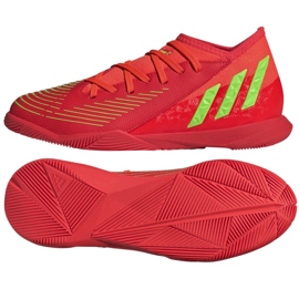 Adidas Predator Edge.3 In Jr GV8510 kopačke crvena narančaste i crvene