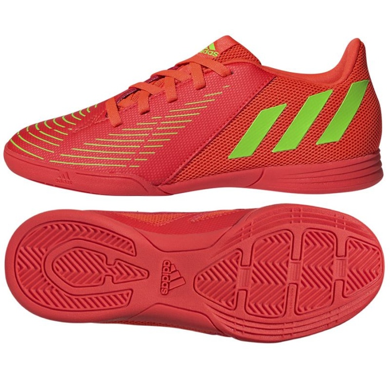 Adidas Predator Edge.4 In Jr GZ6014 kopačke crvena naranče i crvene