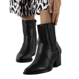 Crne kaubojske čizme Bento crna