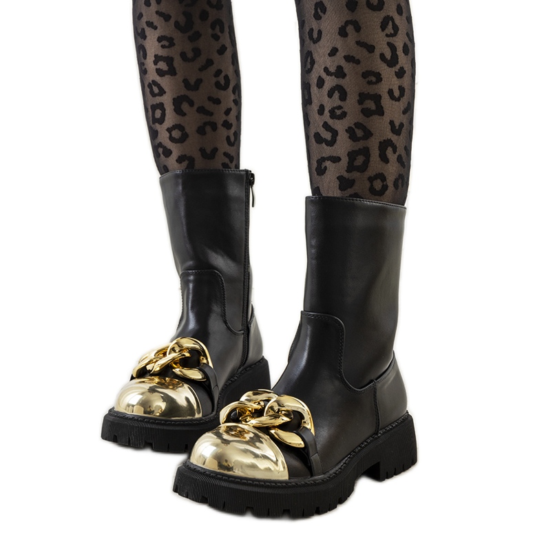 Crne čizme s Morro lancem crno