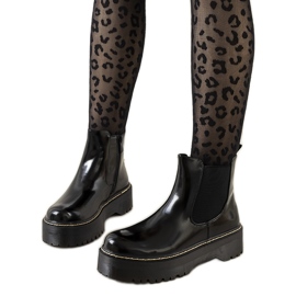 Crne čizme na visokoj Esilal platformi crna