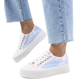 Steen ženske plavo roze tenisice plava