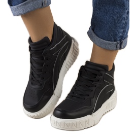 Crne Clyme tenisice do gležnja crna