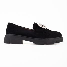 Loafers od brušene kože na platformi Shelovet crna