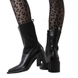 Alanna crne kaubojske čizme crna