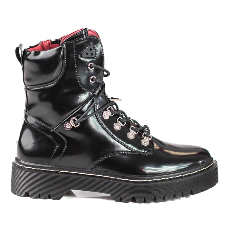 Shelovet ženske radnice s vezanjem crno