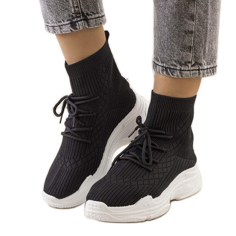 Crne Dowden čarape crno