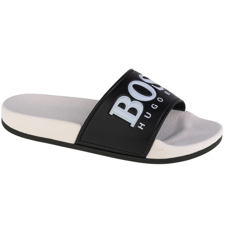 Boss Šef sandale J29275-09b Black Flip-flops bijela