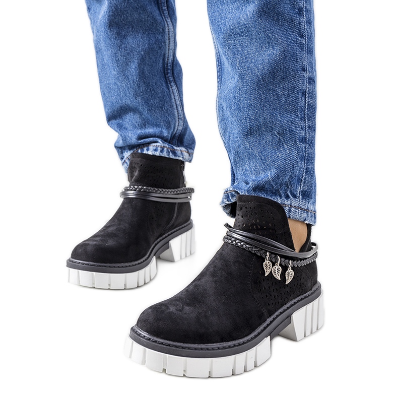 Crne Chewings čizme crno