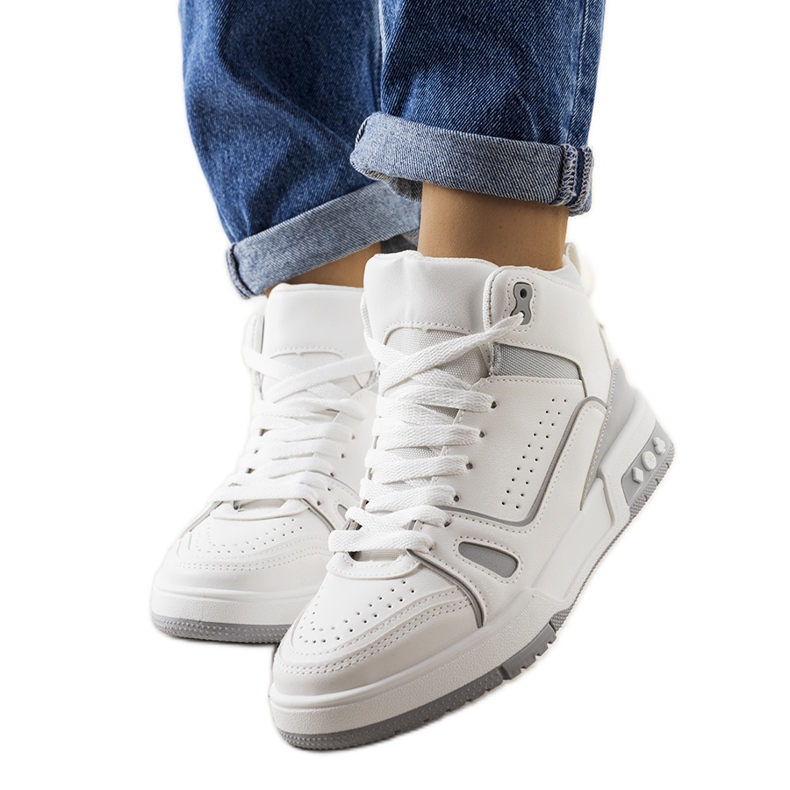 Sive tenisice za gležanj Megatheo siva