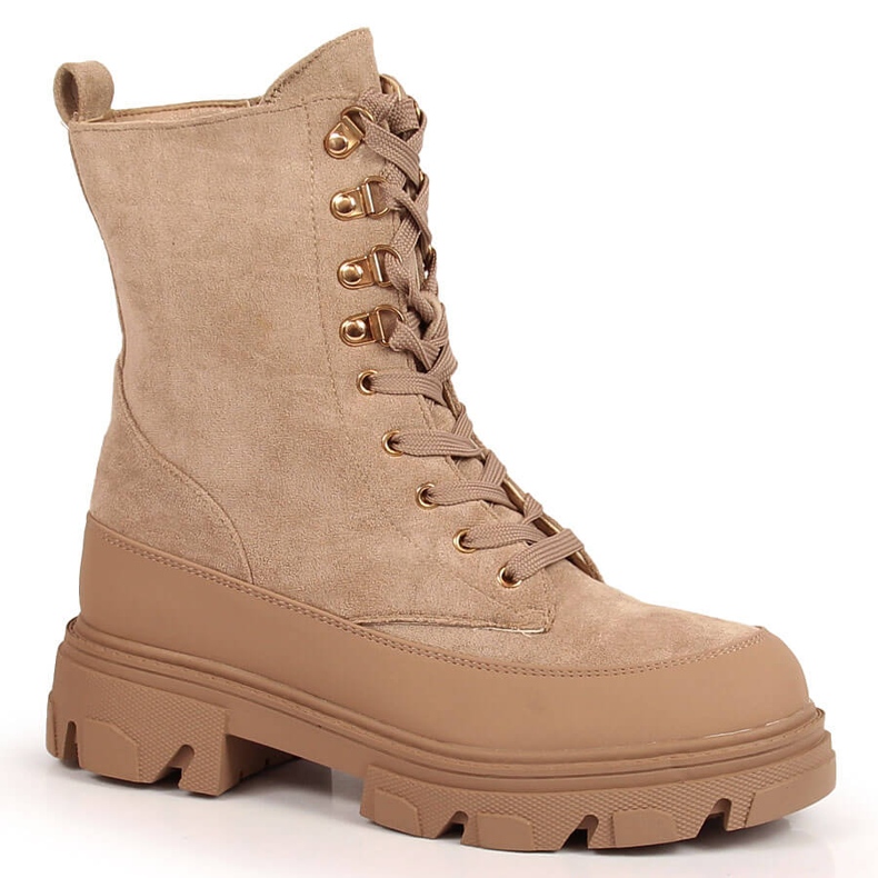 Ženske bež tople čizme Potocki