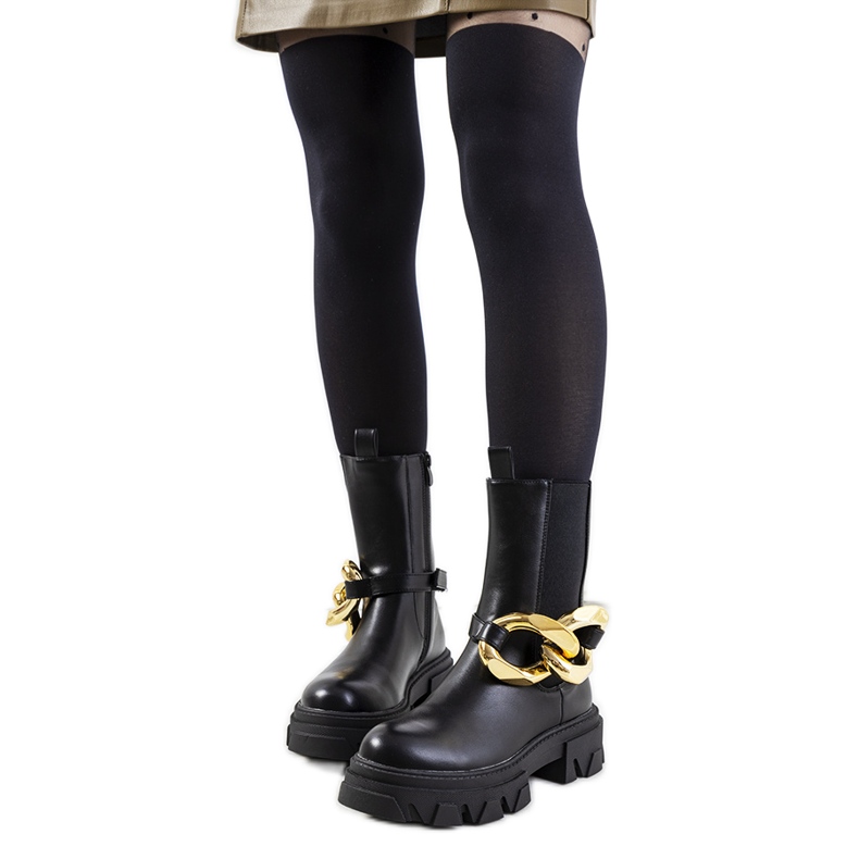 Crne Croydon čizme crno