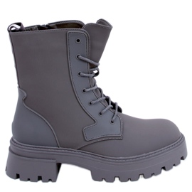 BM Tamar Green čizme na vezanje zelena