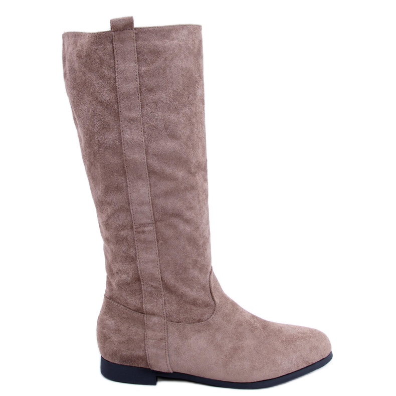 PA1 Flatty kaki ravne čizme bež