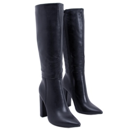 BM Klasične Tiffany crne štikle crno